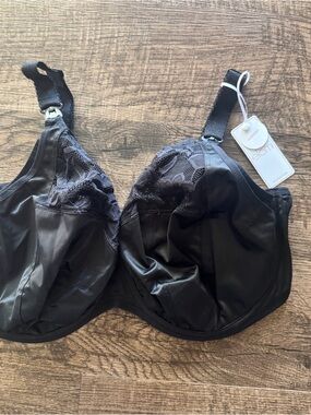 Elomi Nursing Bra Lace-Trim black